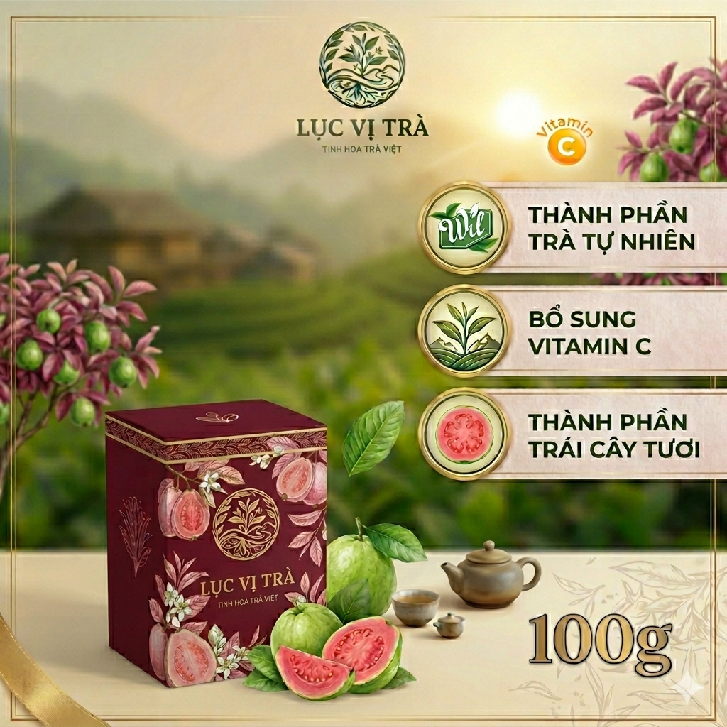 Trang chủ trà vị Ổi hồng – lục vị trà